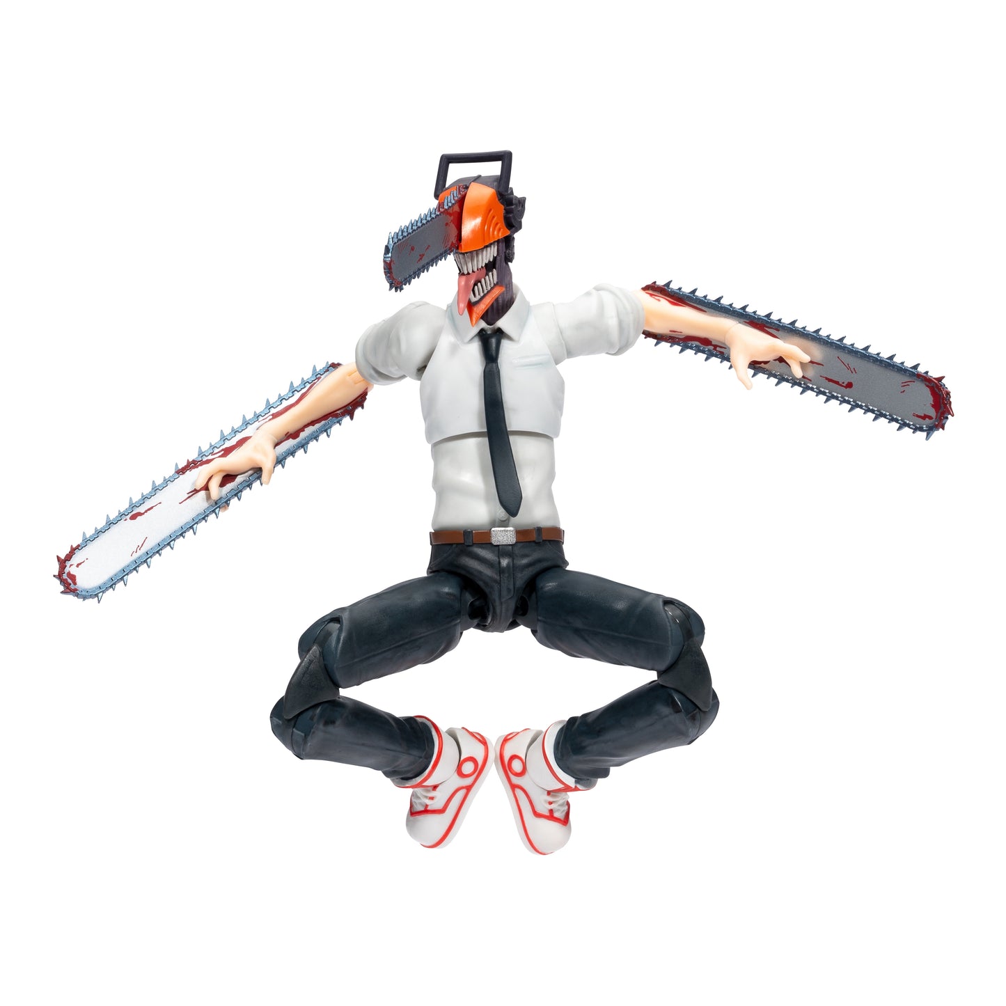 Total Anime Chainsaw Man - 6.5-Inch Figure with Alternate Head and Arms plus Swappable Mouthpiece