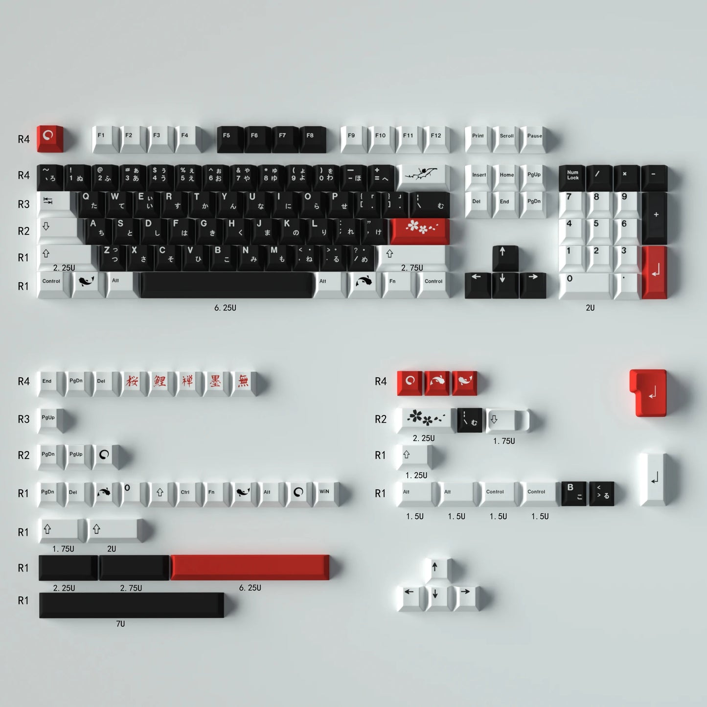 GMK Clones Mecha-01 EVA Custom PBT Keycap DYE-SUB Keycap Cherry Profile English Keycaps for MX Switch Mechanical Keyboard Keycap