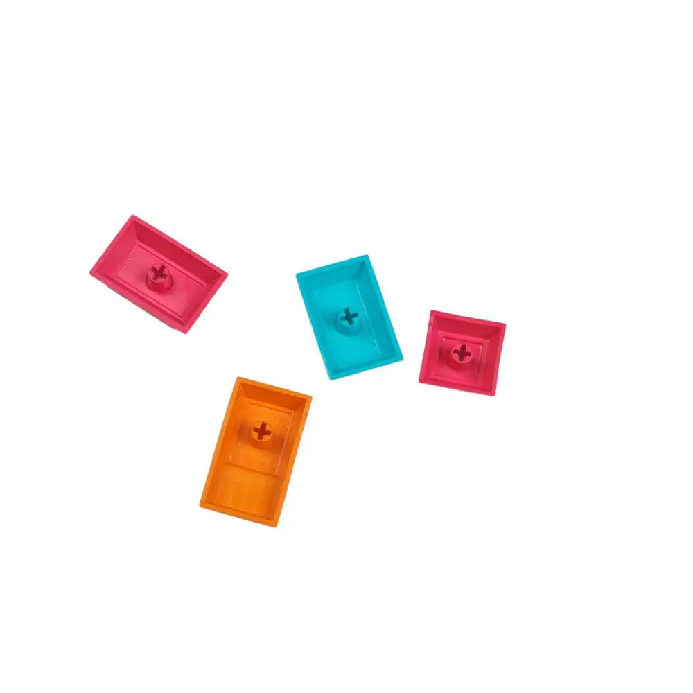 DSA Profile PBT CMYK RGB White Modifiers 30 Keys Dye Sub Blank Keycaps for Cherry MX Mechanical Keyboard