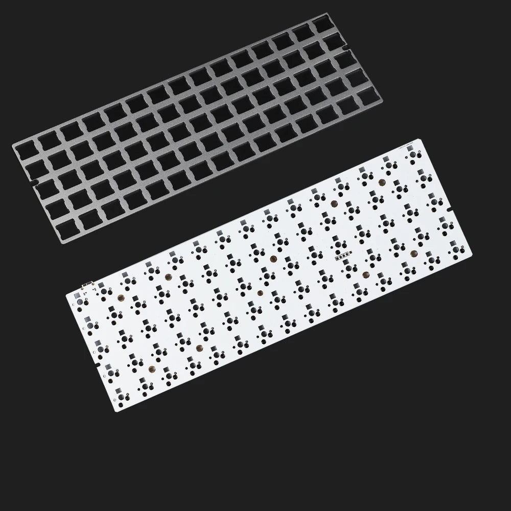 Idobao X 75 Keys Ortholinear Layout via Anodized Aluminum Case Plate Hot-Swappable Hot Swap PCB Mechanical Keyboard Kit
