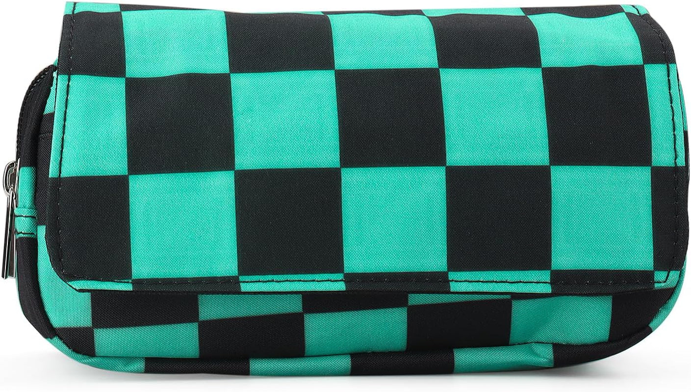 Anime Pencil Case, Cute Kawaii Large Capacity Pencil Pouch Holder, Green