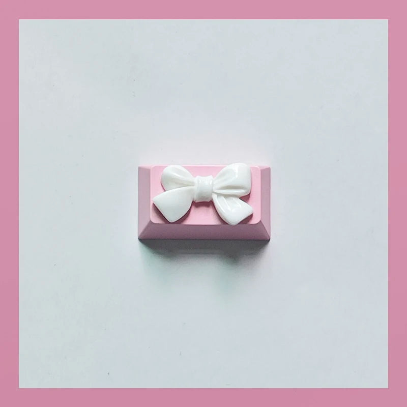 Lovely Cartoon Keycap Handmade Space Keycap Shift Backspace Enter Tab Supplement Combination Keycaps for DIY Mechanical Keyboard