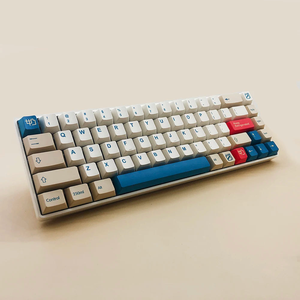 Keyboard Replacement Key Cap PBT Dye Sublimation Mechanical Keyboard Keycap Ergonomic Keyboard Accessories 126/127/134Keys