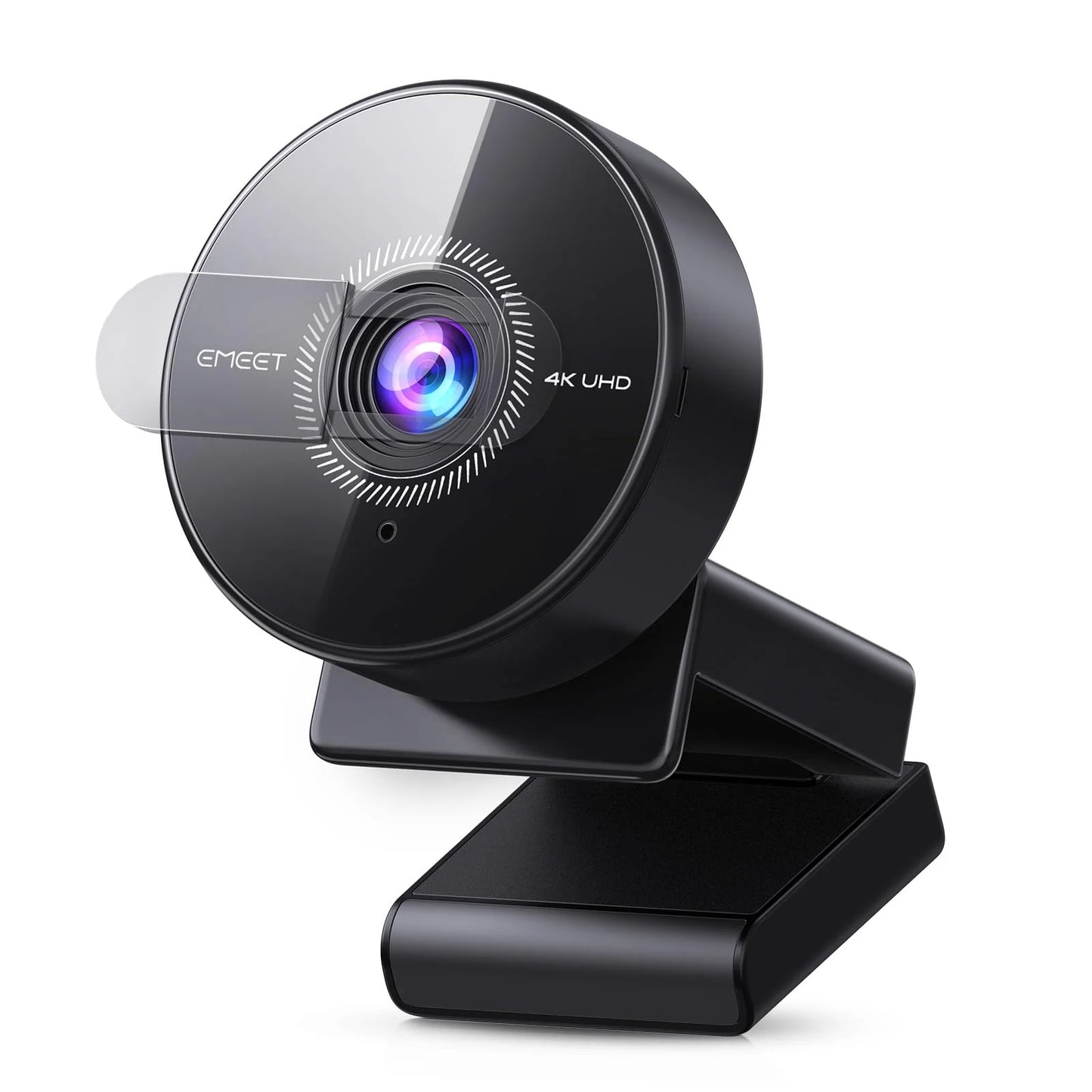HD 1080P Webcam, 2 Noise-Canceling Mics &Privacy Cover Gray