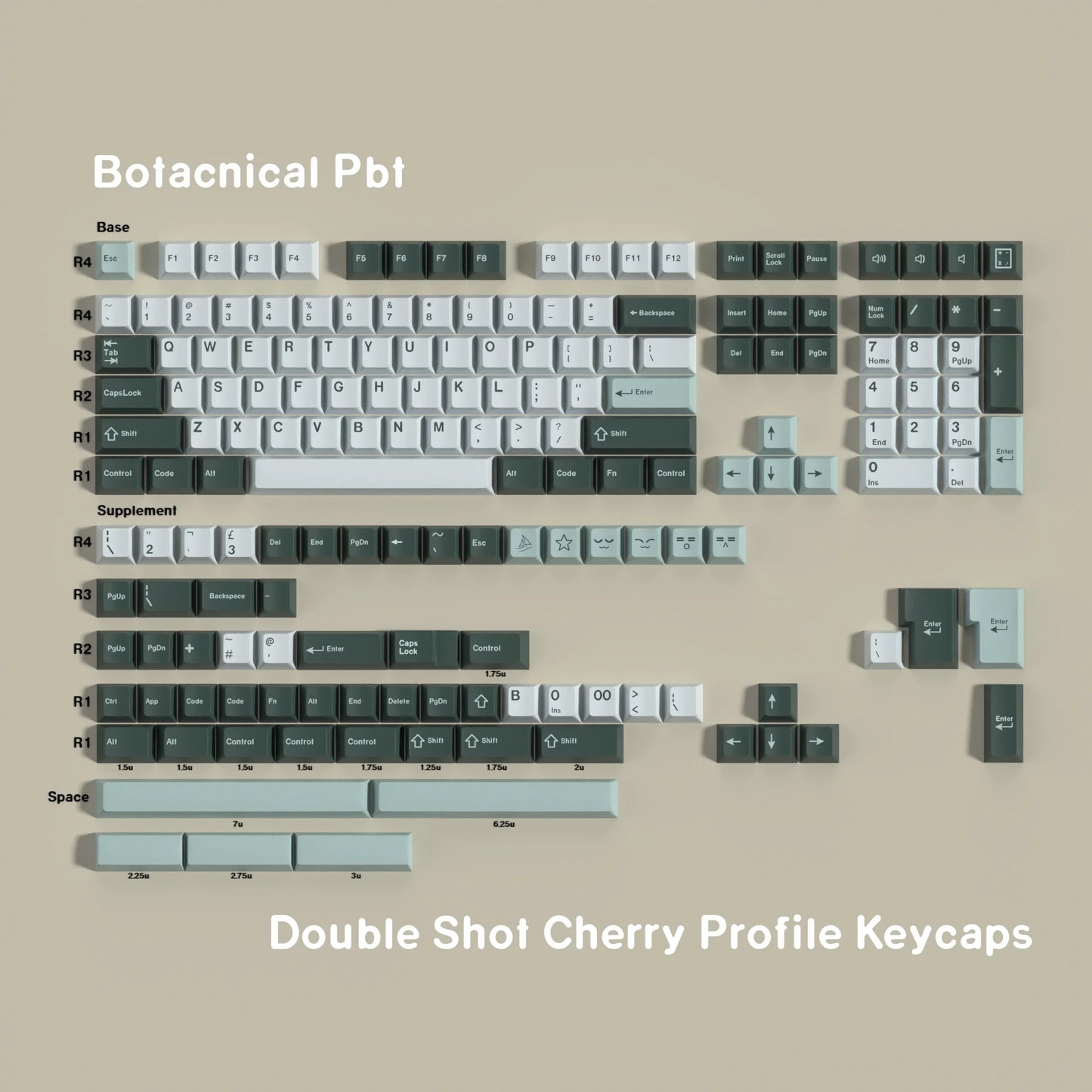 Double Shot Keycaps Pbt GMK JTK Clone Big Set Keycaps 7U Alice Split Space Bars ISO ANSI Layout for Mechanical Keyboard Wooting