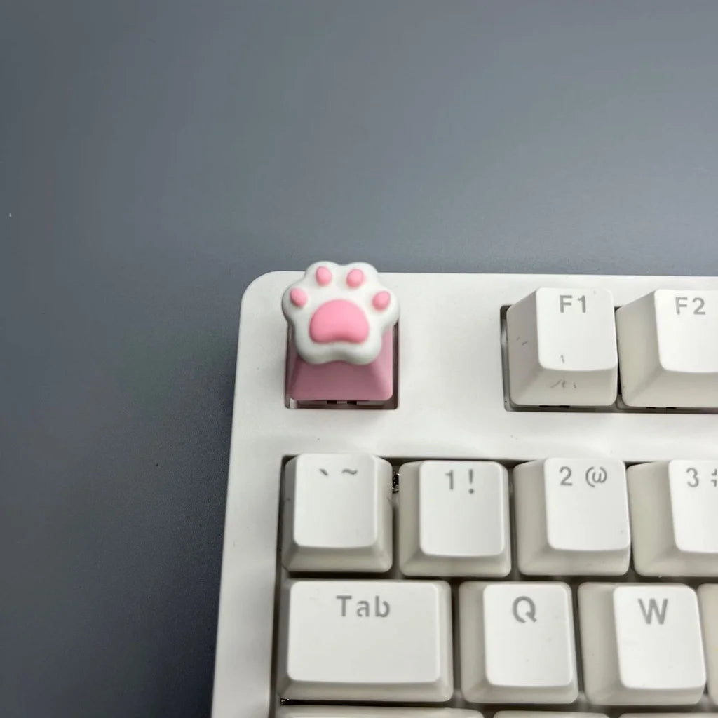 Cute Kirby Keycap Game Mechanical Keyboard R4 ESC Cross Axis Cartoon Anime Pink Girl Heart Keycap