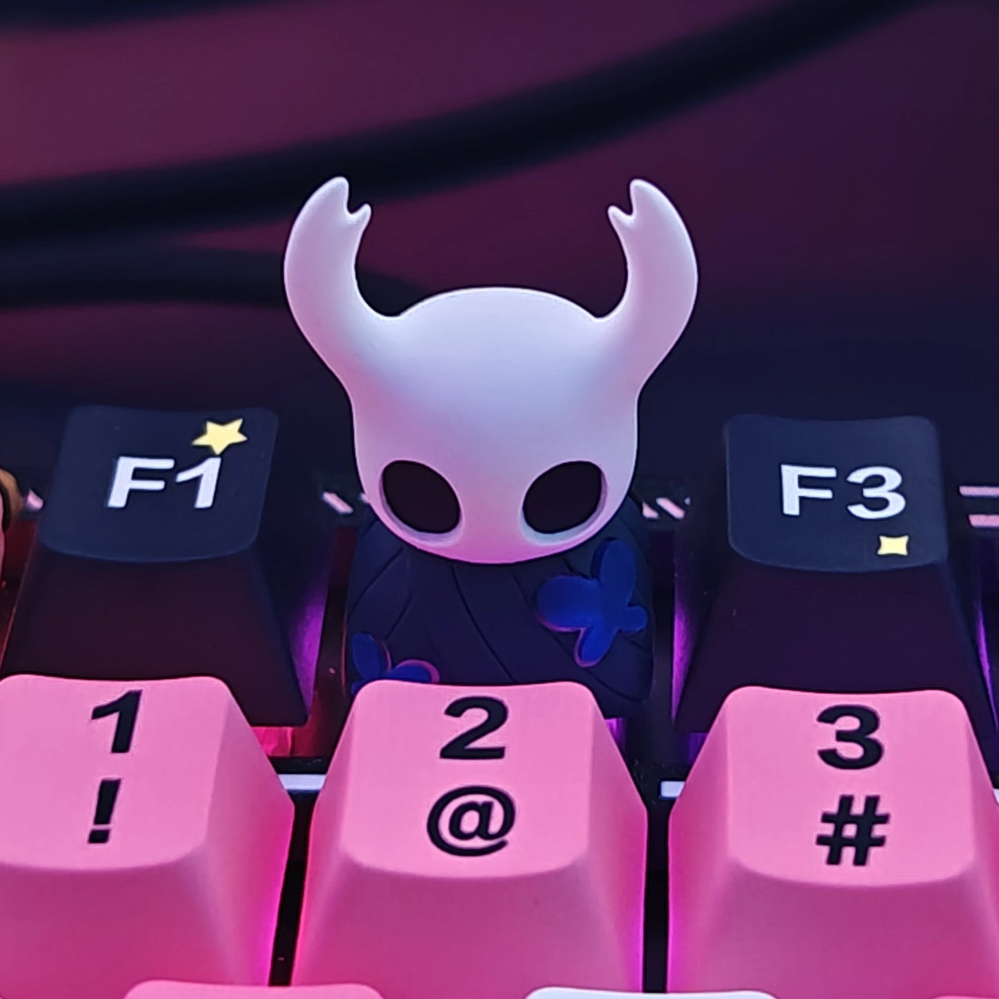 The Hollow Knight Keycap Light Transparent Personality Resin Mechanical Keyboard Anime Single Customized Keycap ESC Original R4
