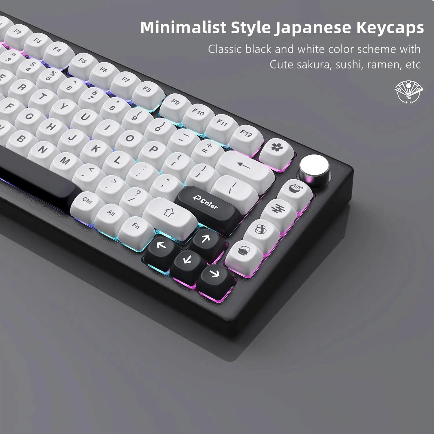 142 Keys Bow PBT Keycaps MOA Profile PBT Dye Sublimation DIY Key Caps for 61/87/104 Cherry MX Switch Gaming Mechanical Keyboard