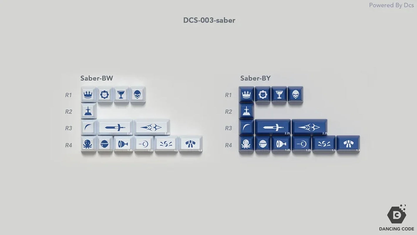 Domikey DCS SA Abs Doubleshot Keycap Knight King SA Profile for Mx Stem Keyboard Poker 87 104 Gh60 Xd64 Xd68 Xd84 Xd96 Xd75 Xd87