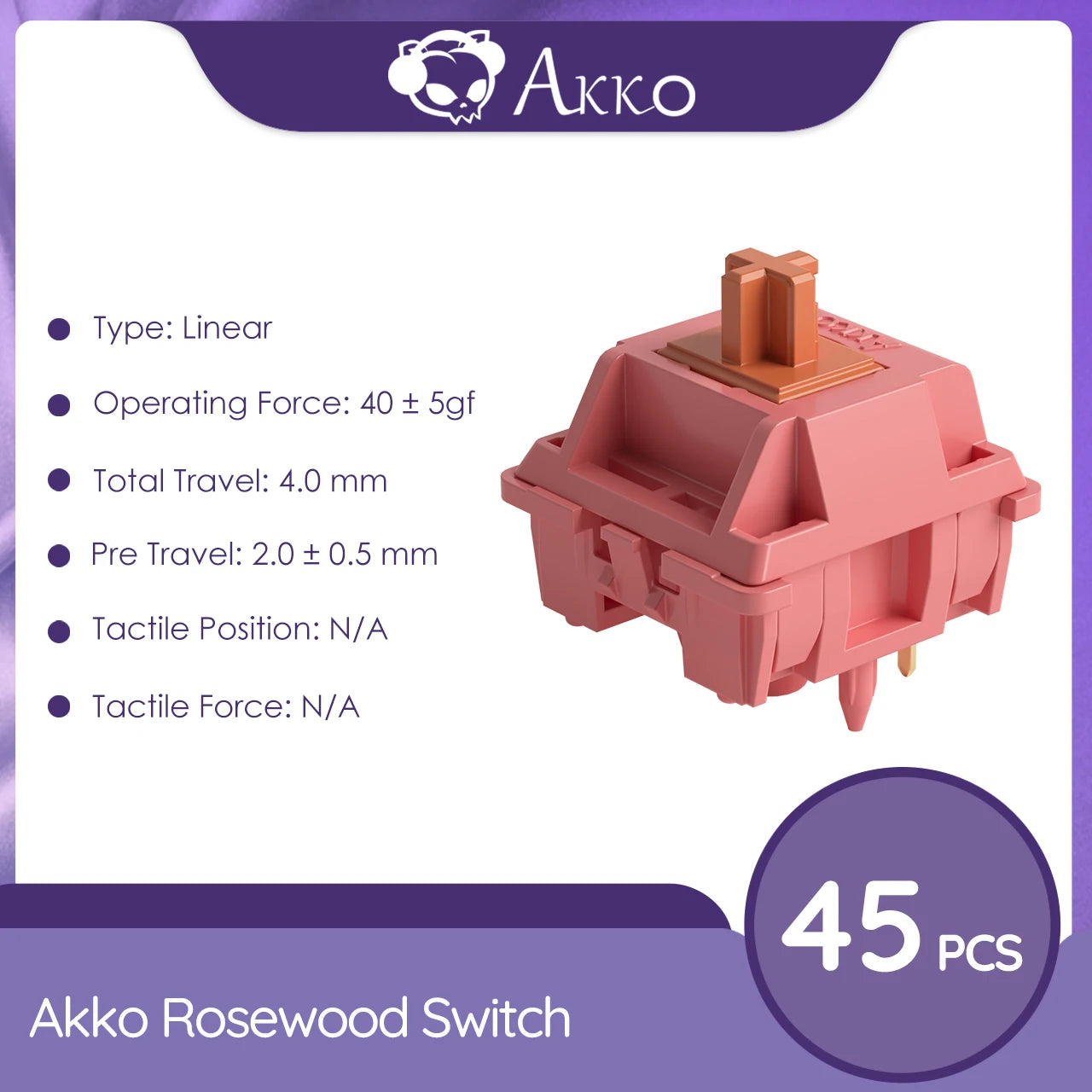 V3 Pro Switches Tactile / Linear Switch for Mechanical Keyboard 45Pcs Pack Replaceable Outemu Gateron Cherry MX Keyswitch