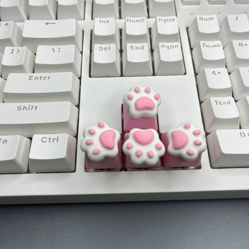 Cute Kirby Keycap Game Mechanical Keyboard R4 ESC Cross Axis Cartoon Anime Pink Girl Heart Keycap