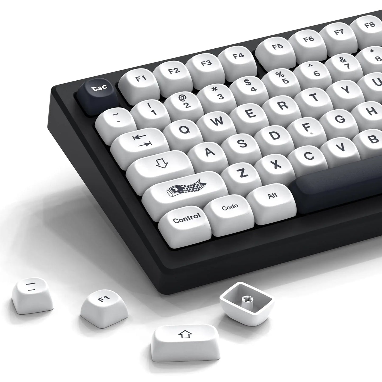 142 Keys Bow PBT Keycaps MOA Profile PBT Dye Sublimation DIY Key Caps for 61/87/104 Cherry MX Switch Gaming Mechanical Keyboard
