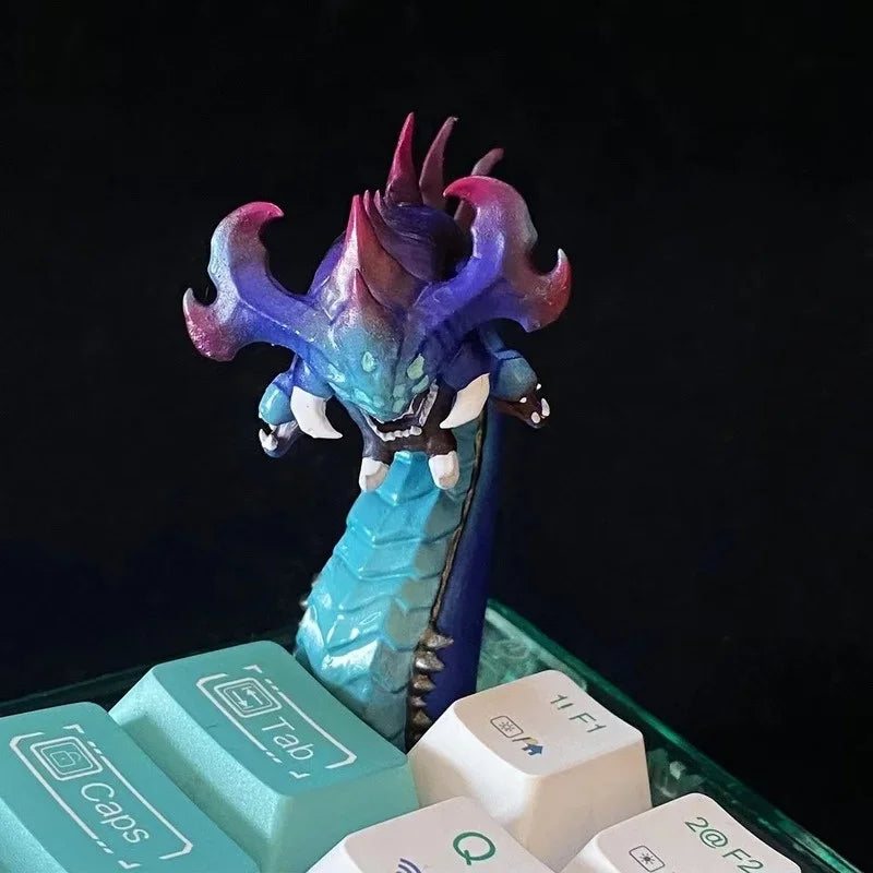 Lol Baron Nashor League of Legends Game Theme 3D Sculpture Mechanical Keyboard Custom Customize Keycap E-Sports Night Demon