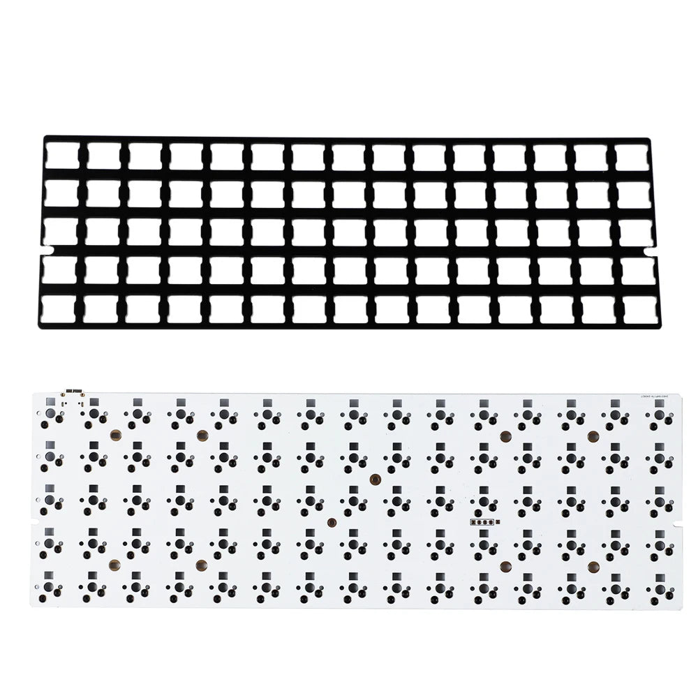 Idobao X  75 Keys Ortholinear Layout via Anodized Aluminum Case Plate Hot-Swappable Hot Swap PCB Mechanical Keyboard Kit