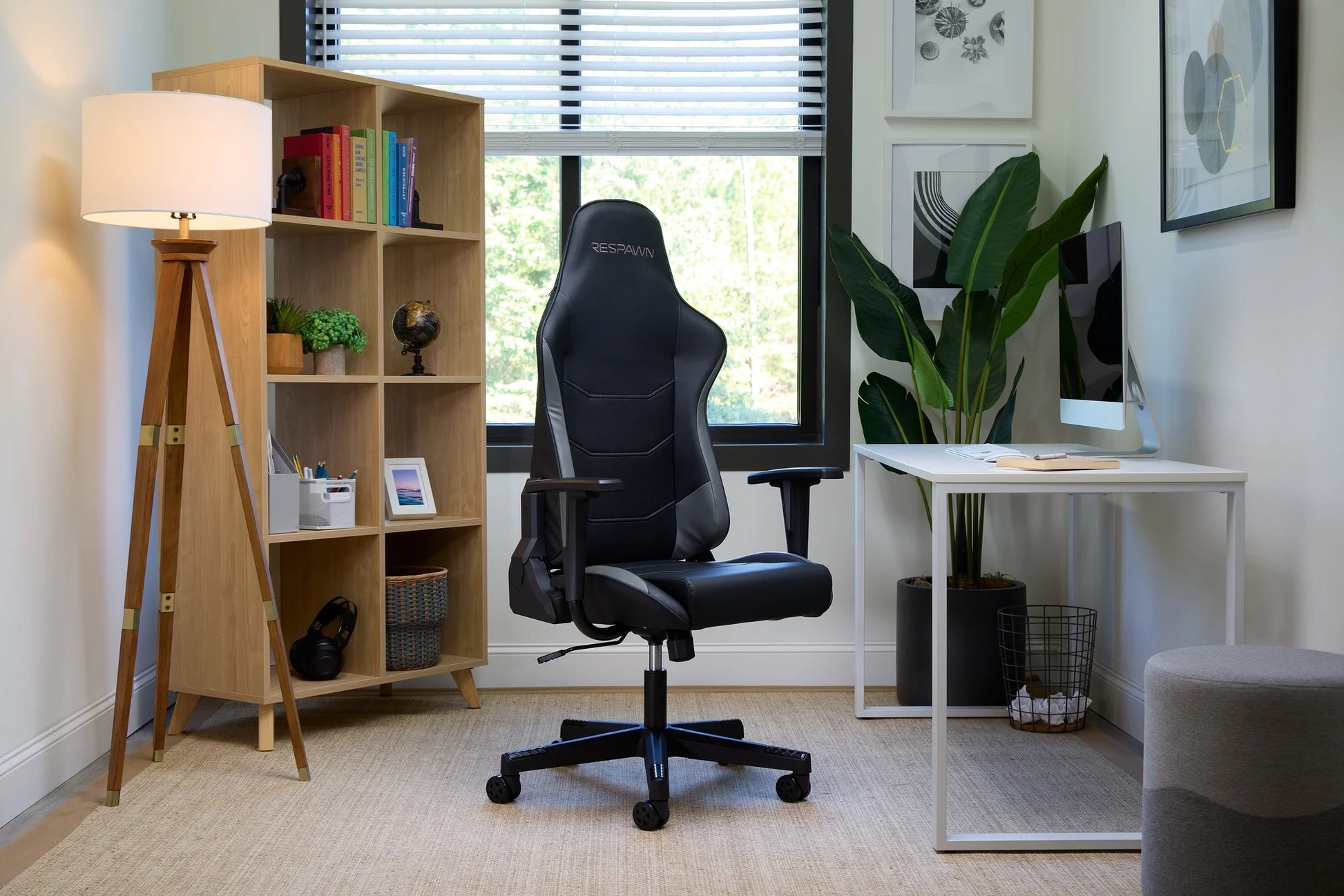 110 Gaming Chair - Gamer Chair PC Computer Chair, Ergonomic Gaming Chairs, Office Chair with Integrated Headrest, Gaming Chair for Adults 135 Degree Recline with Angle Lock - Gray