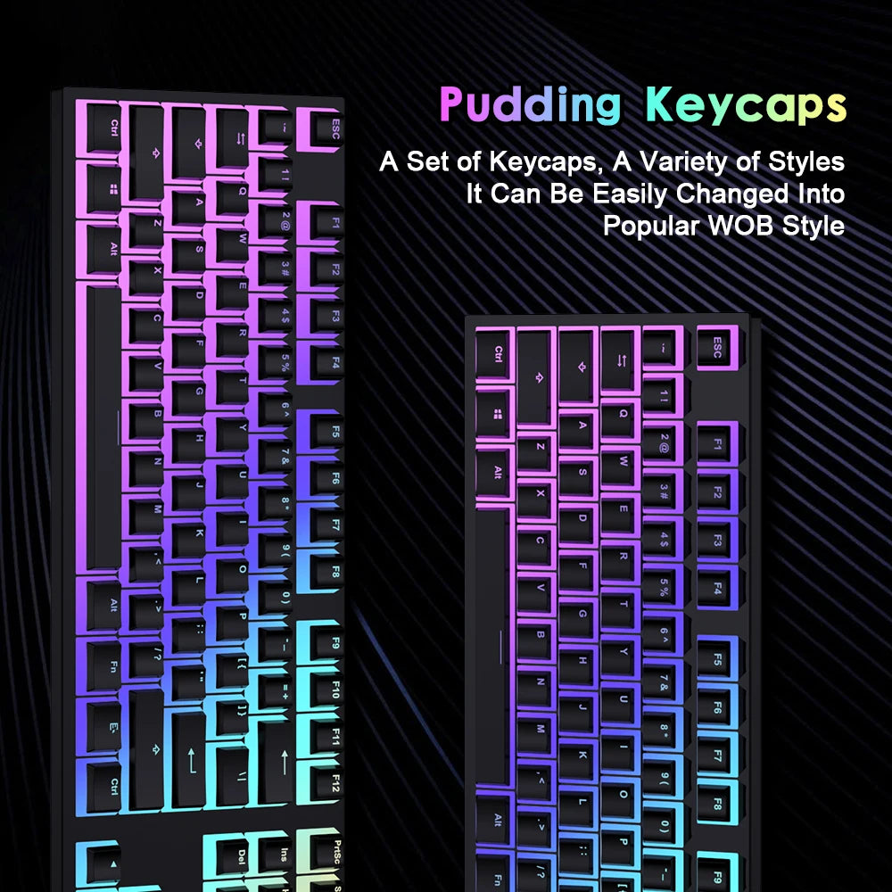 PBT Keycaps 119 Keys OEM Profile Set Custom Keycap for Key Caps Pudding Keycap for MX Switch Mechanical