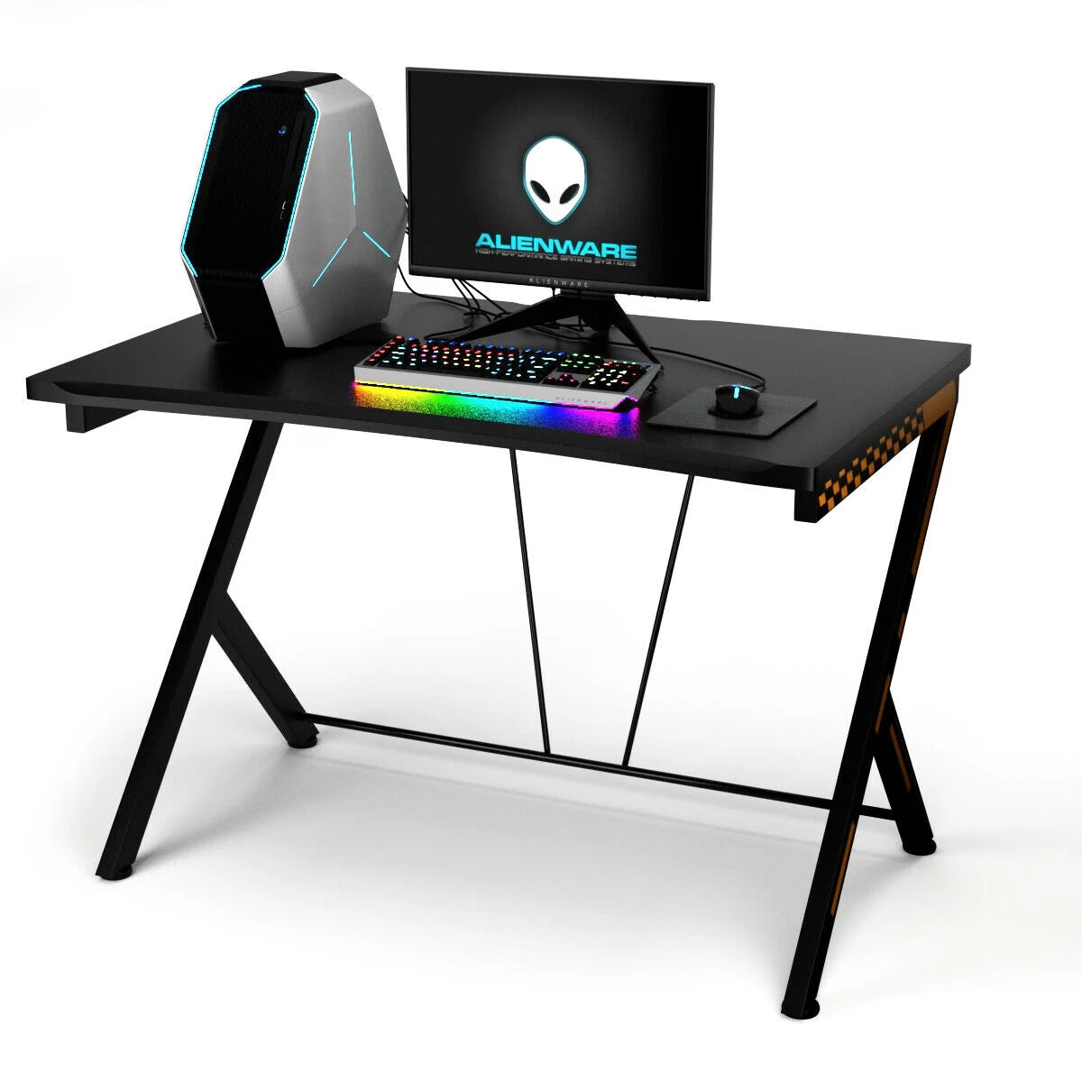 Costway Gaming Desk Computer Desk PC Laptop Table Workstation Home Office Ergonomic New