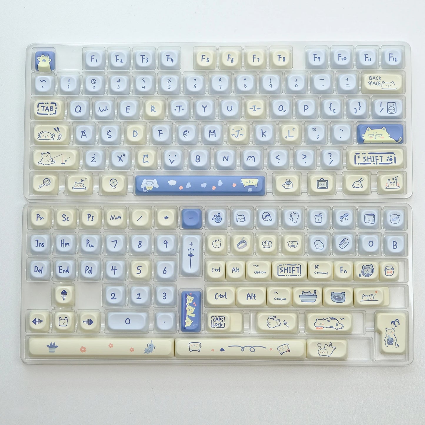 KOA Profile Keycap GMK Style Retro 9009 Theme PBT Keycaps for Mechanical Keyboard Gaming KIT Korean 139 Keys ISO Key Cap