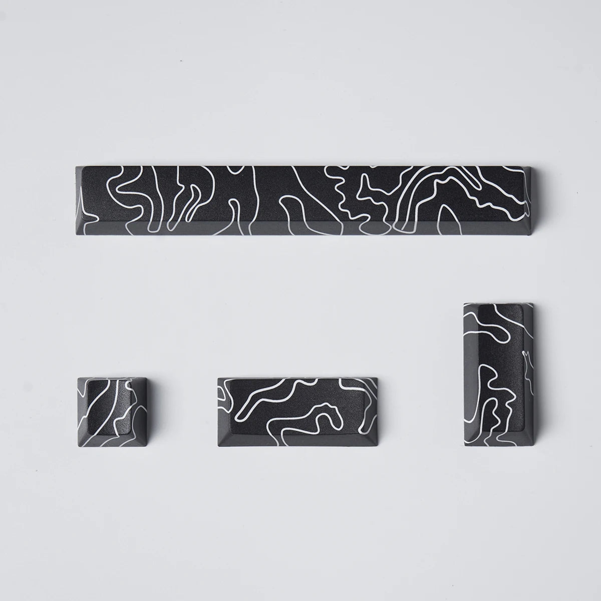 Coral Sea Keycap 4PCS Keycaps Cherry Profile Dye-Sub PBT Keycaps Space Bar 6.25U ESC Enter Custom Keycap for Mechanical Keyboard