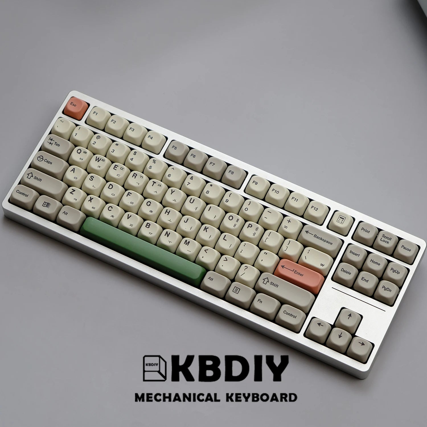 KOA Profile Keycap GMK Style Retro 9009 Theme PBT Keycaps for Mechanical Keyboard Gaming KIT Korean 139 Keys ISO Key Cap