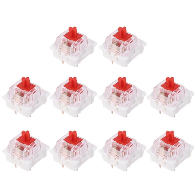 10 ieces Keyboard Relacement arts Comatible for Cherry MX Gateron Mechanical Keyboard SMD LED Switches 3in Durable 85DD
