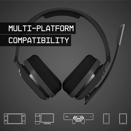 A10 Wired Gaming Headset, Lightweight and Damage Resistant, ASTRO Audio, 3.5 Mm Jack, for Xbox Series X|S, Xbox One, PS5, PS4, Nintendo Switch, PC, Mac- Black