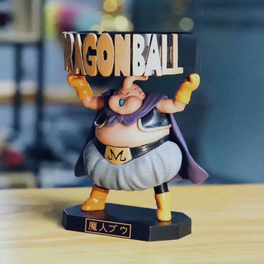 Animation Majin Buu Ashtray Action Figure Toys Vinyl Model Collection Doll Gift Artware Desktop Decoration Ornament