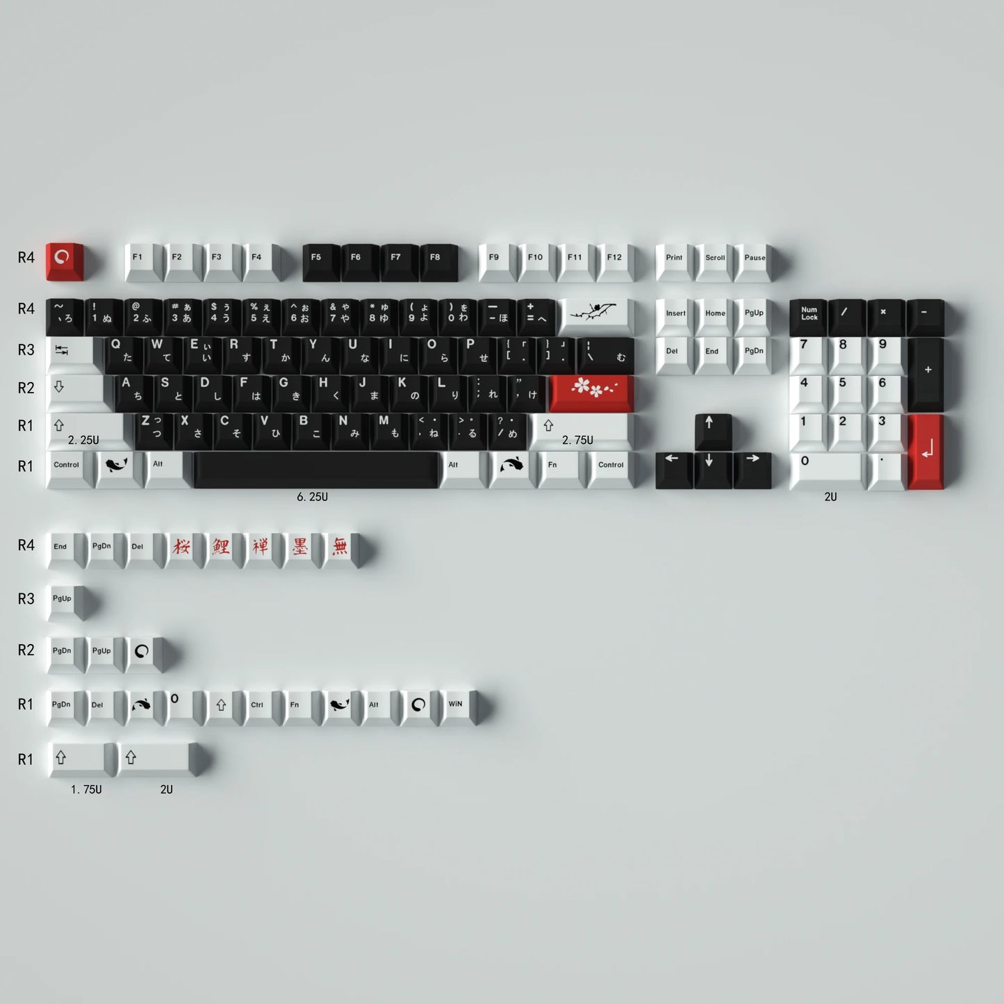 GMK Clones Mecha-01 EVA Custom PBT Keycap DYE-SUB Keycap Cherry Profile English Keycaps for MX Switch Mechanical Keyboard Keycap