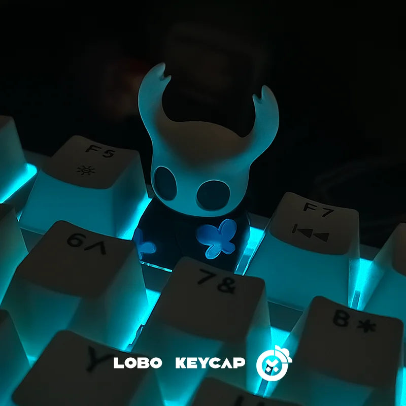 The Hollow Knight Keycap Light Transparent Personality Resin Mechanical Keyboard Anime Single Customized Keycap ESC Original R4