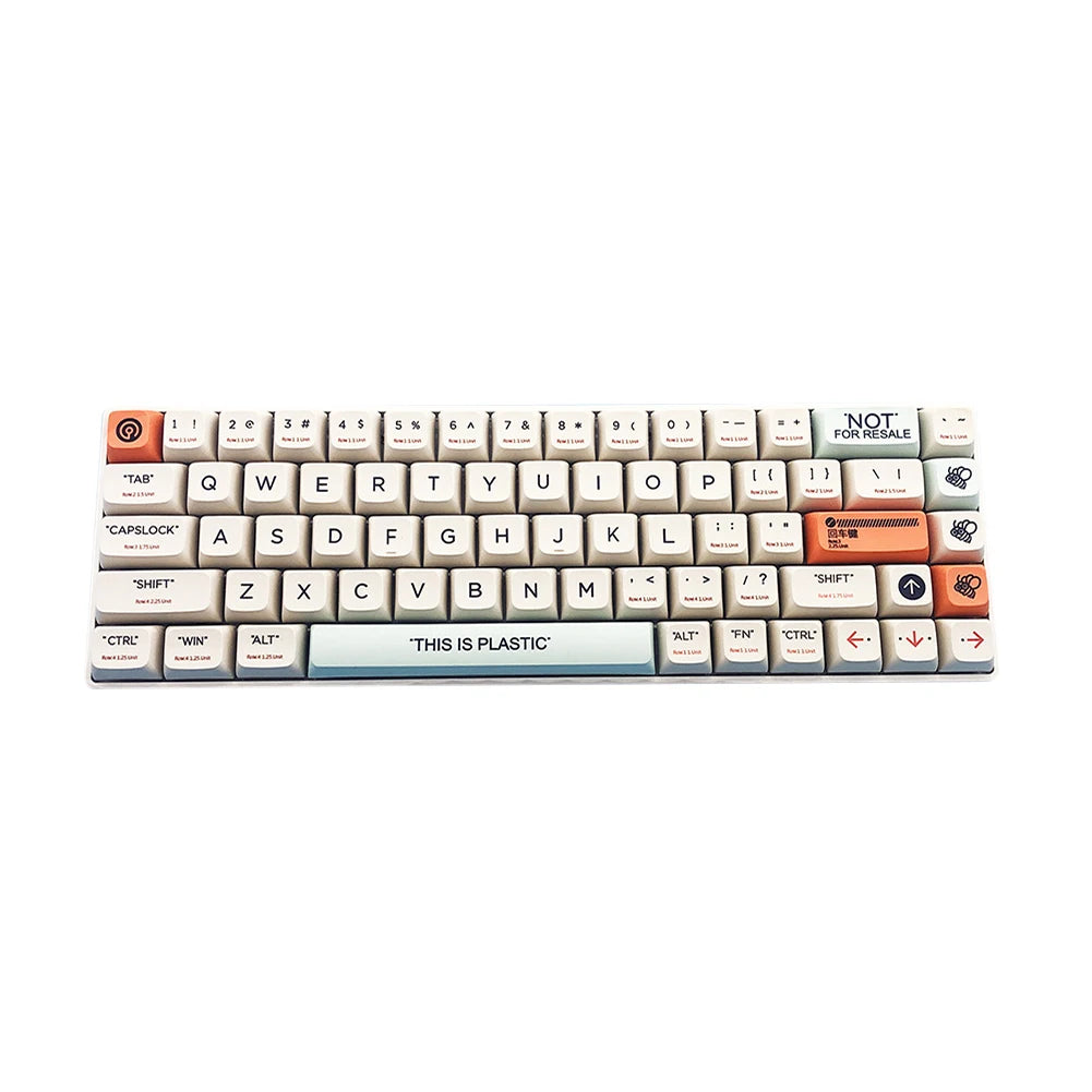 Keyboard Replacement Key Cap PBT Dye Sublimation Mechanical Keyboard Keycap Ergonomic Keyboard Accessories 126/127/134Keys