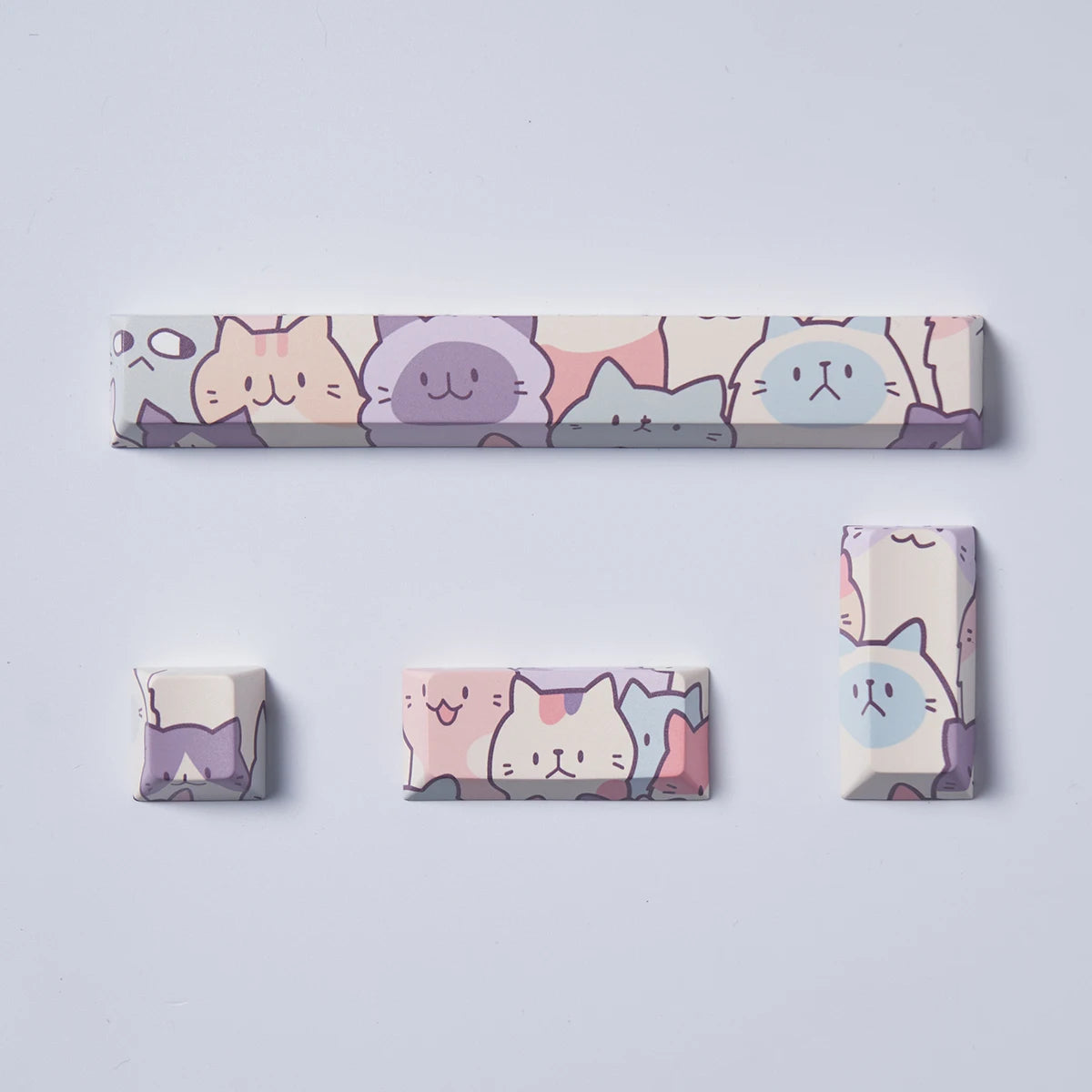 Coral Sea Keycap 4PCS Keycaps Cherry Profile Dye-Sub PBT Keycaps Space Bar 6.25U ESC Enter Custom Keycap for Mechanical Keyboard