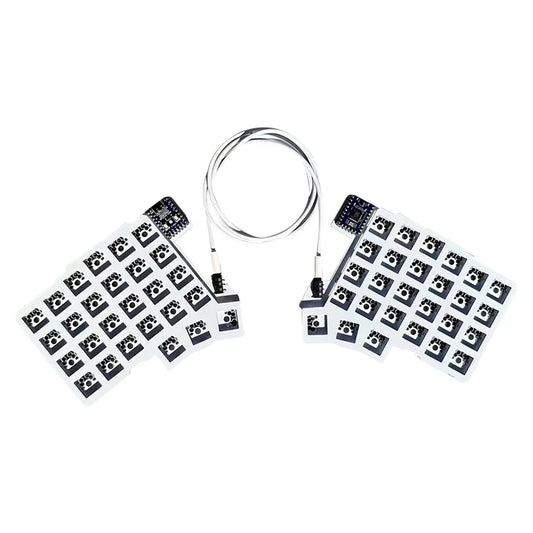 Split Keyboard Wired Ergonomics Keyboard Hot Swap Left Right Hand Keyboard Split-Layout Keyboard Customized PC Gamer Accessories