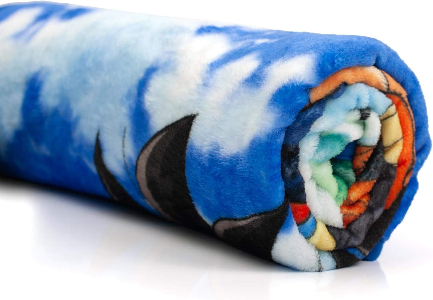 Dragon Ball Super Flying Heroes Large Anime Fleece Throw Blanket | Official Dragon Ball Super Throw Blanket | Collectible Anime Throw Blanket | Measures 60 X 45 Inches