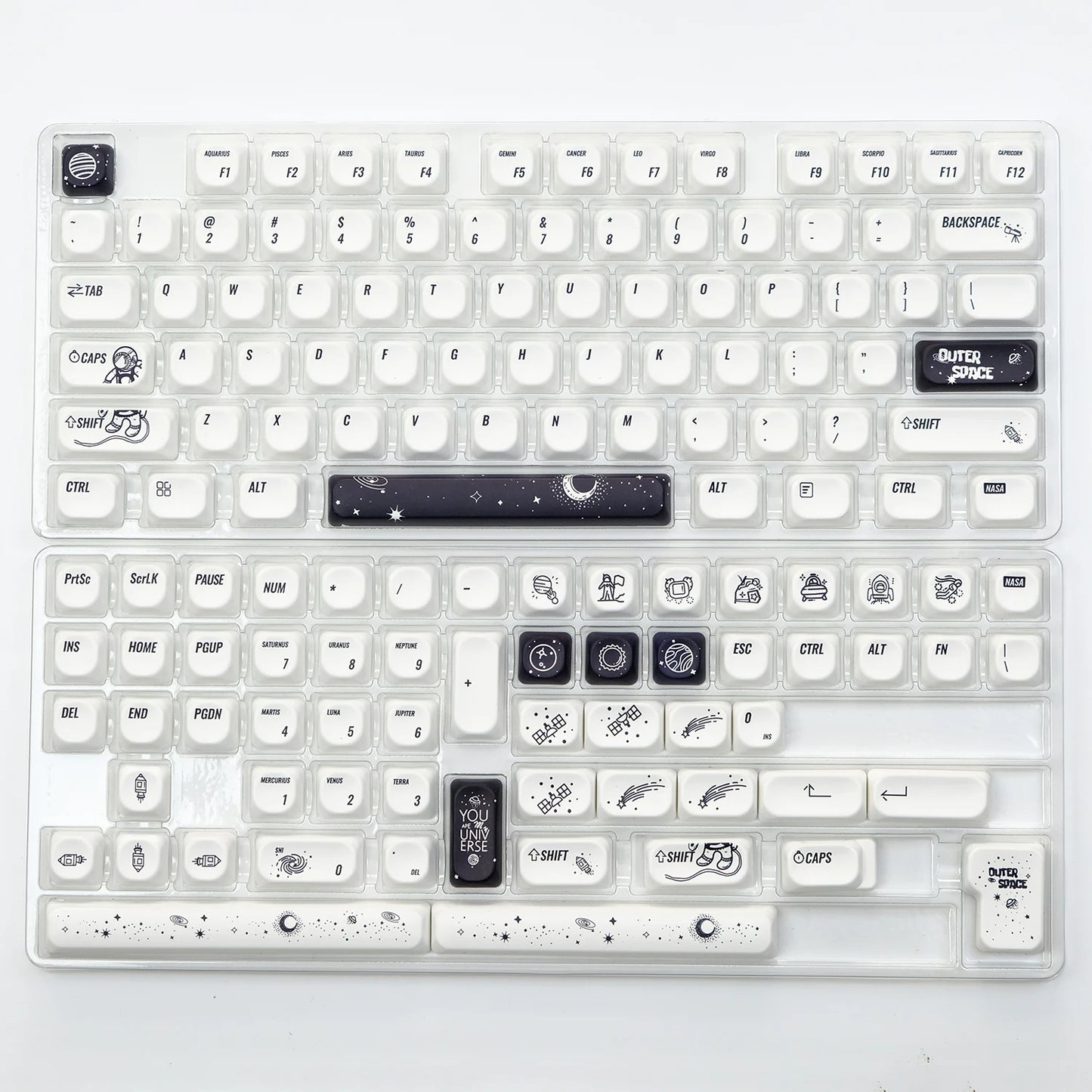 139 Keys/Set GMK 9009 Keycaps PBT KOA Profile Retro Keycap for Mechanical Keyboard Gaming ISO Keys MX Switch 7U Space Bar