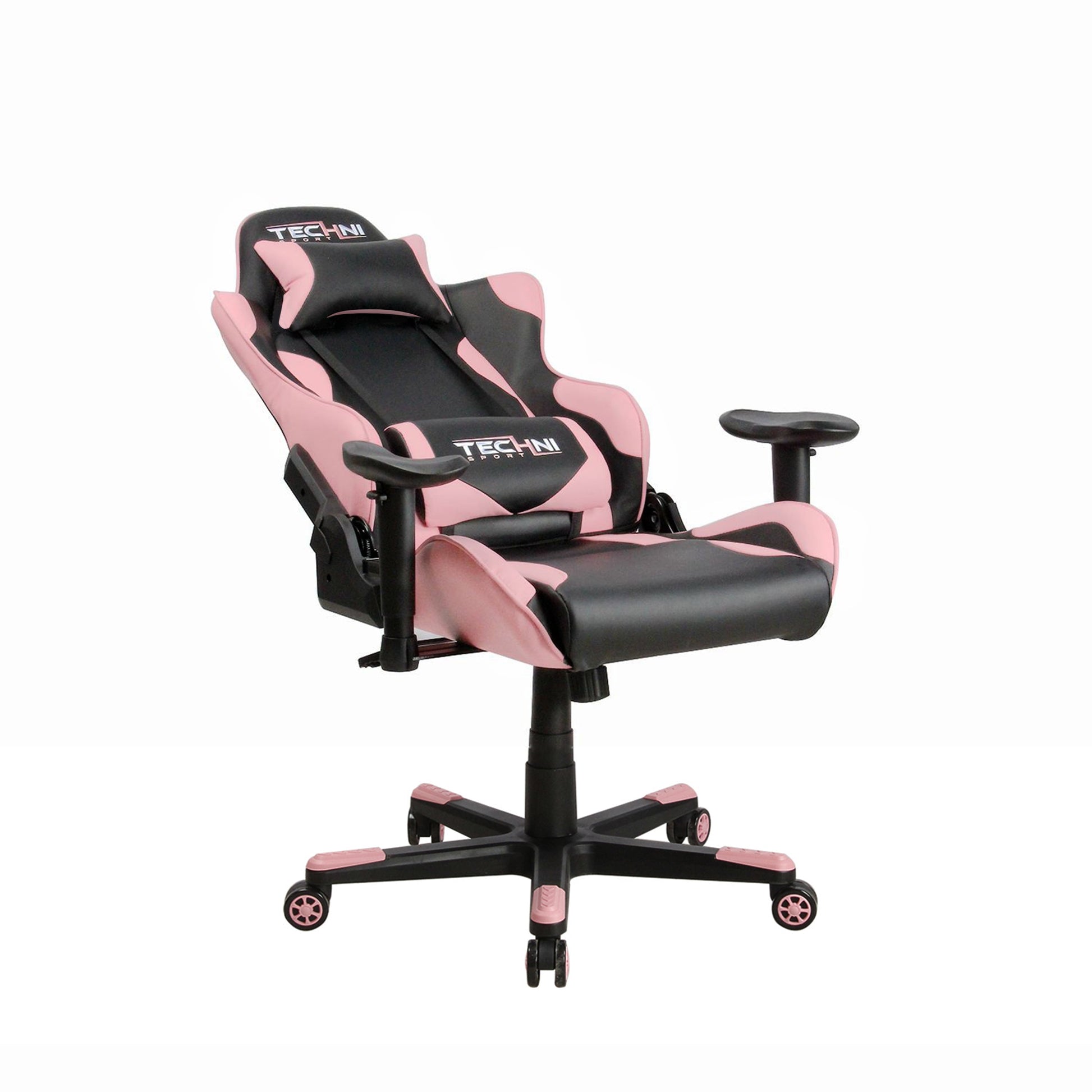 TS-4300 Ergonomic High Back Racer Style PC Gaming Chair with Memory Foam Seat, Pink RTA-TS43-PNK