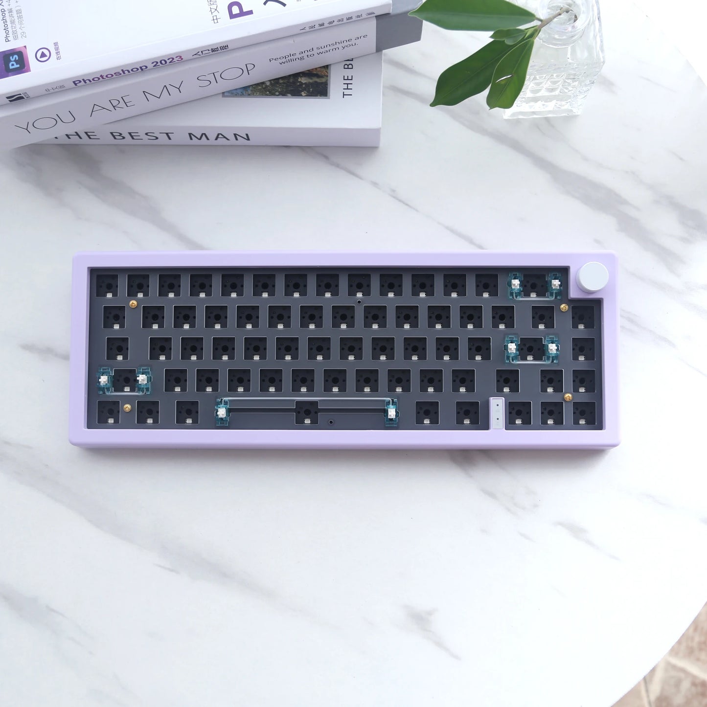 GMK67 65% Gasket Bluetooth 2.4G Wireless Hot-Swappable Customized Mechanical Keyboard Kit RGB Backlit