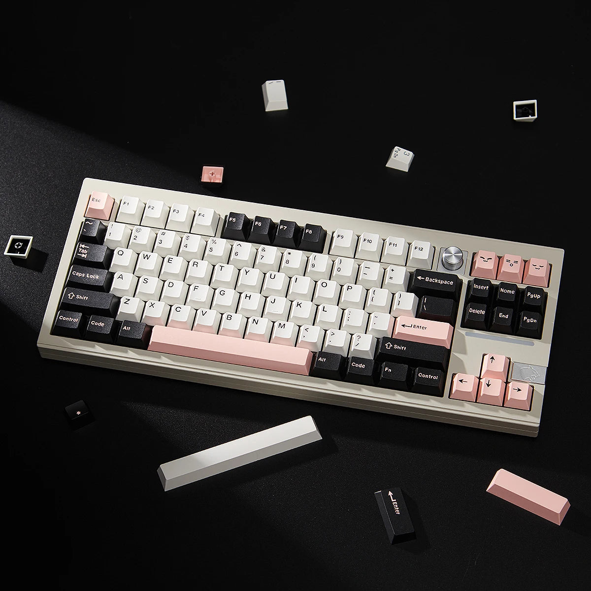 Double Shot Keycaps Pbt GMK JTK Clone Big Set Keycaps 7U Alice Split Space Bars ISO ANSI Layout for Mechanical Keyboard Wooting