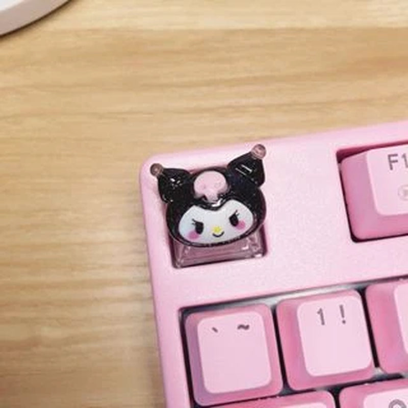 DIY Keycap Cute Cartoon Melody Coolomey Translucent Cross Mechanical Keyboard ESC Base Translucent Keycap