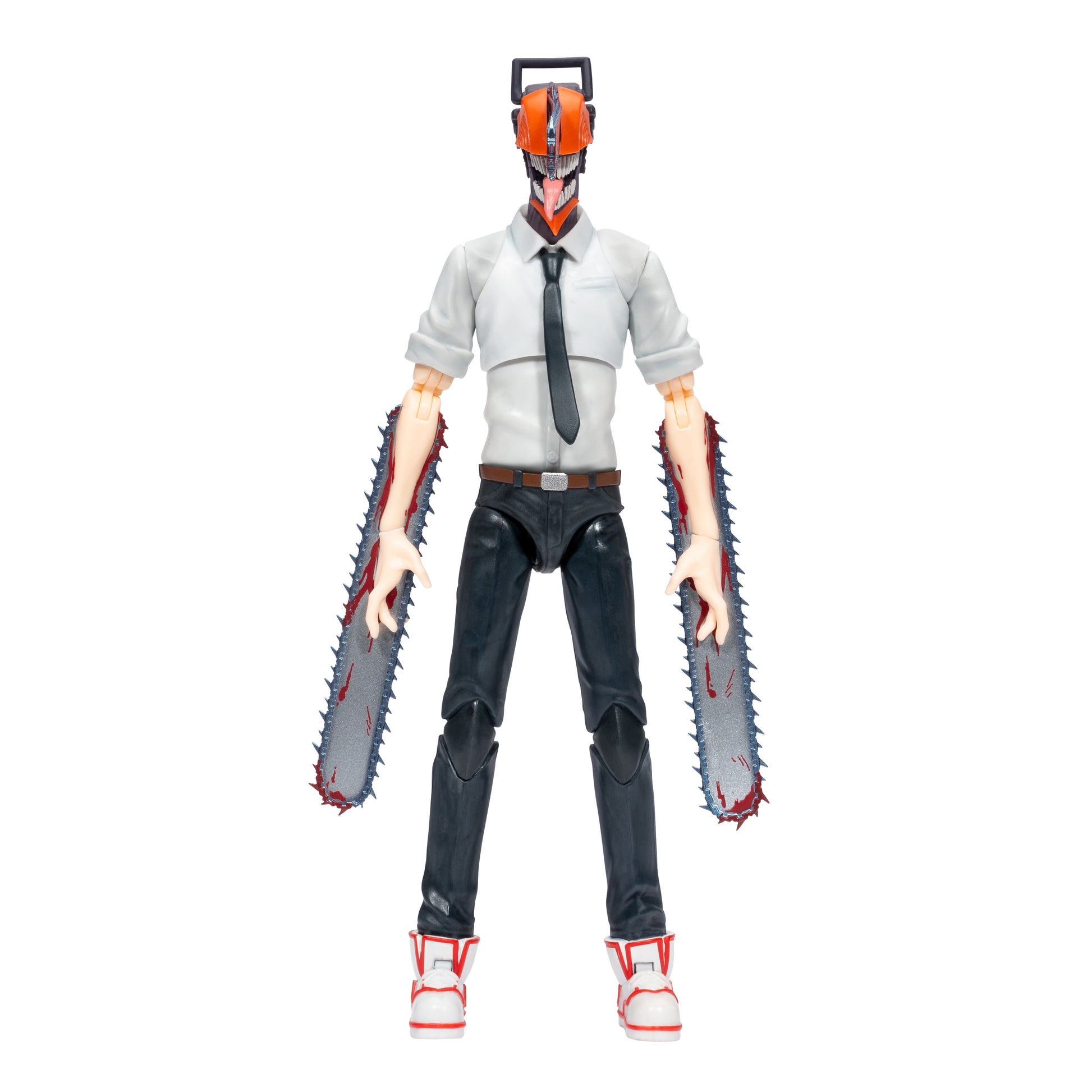 Total Anime Chainsaw Man - 6.5-Inch Figure with Alternate Head and Arms plus Swappable Mouthpiece