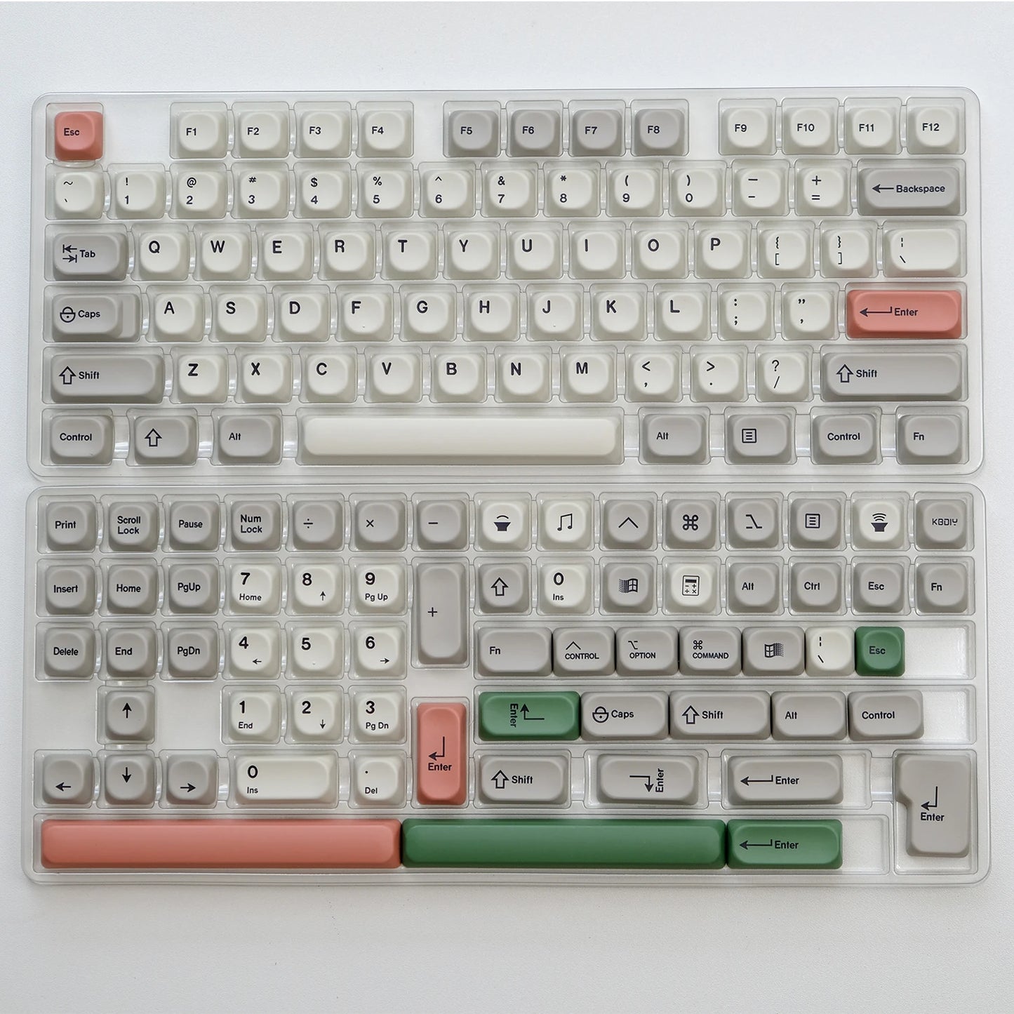 KOA Profile Keycap GMK Style Retro 9009 Theme PBT Keycaps for Mechanical Keyboard Gaming KIT Korean 139 Keys ISO Key Cap