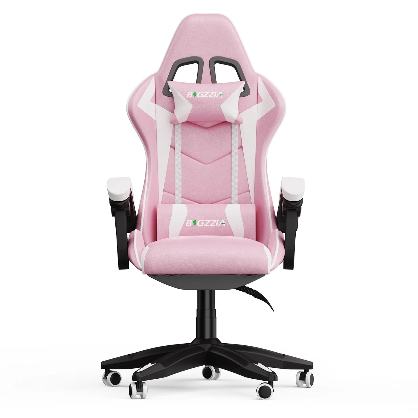 Gaming Chair, Ergonomic Game Chair with Headrest & Lumbar Pillow, Pink