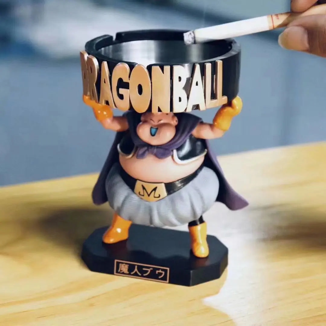 Animation Majin Buu Ashtray Action Figure Toys Vinyl Model Collection Doll Gift Artware Desktop Decoration Ornament