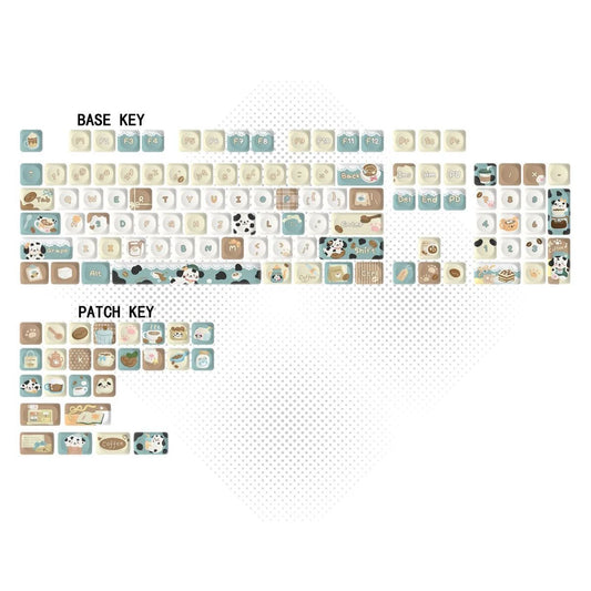 142 Keys Bow PBT Keycaps MOA Profile PBT Dye Sublimation DIY Key Caps for 61/87/104 Cherry MX Switch Gaming Mechanical Keyboard