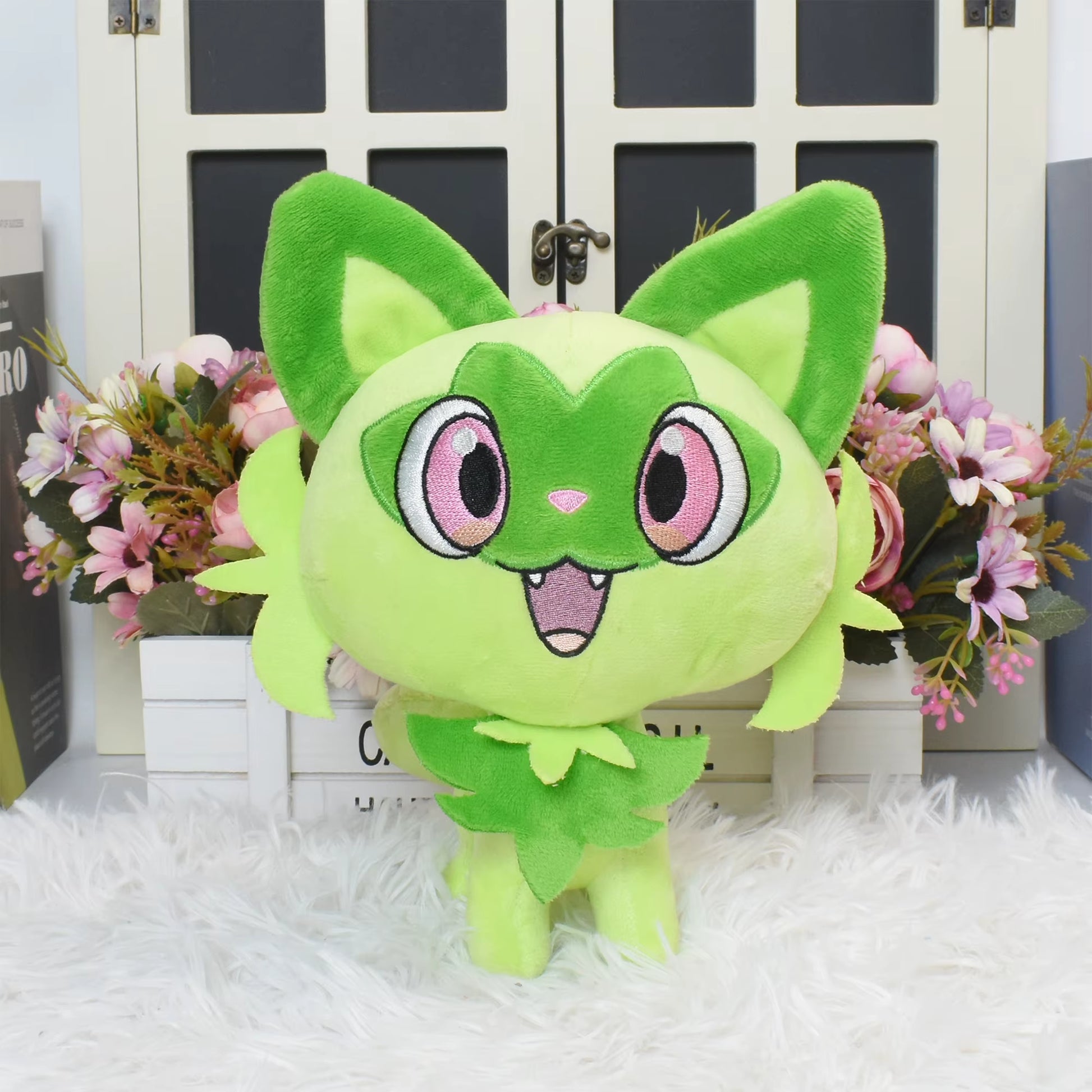 Floragato Sprigatito Meowscarada Plush Toy Anime Figure Model Gift for Kids Children Birthday Gift Anime Stuffed Kawaii Cute