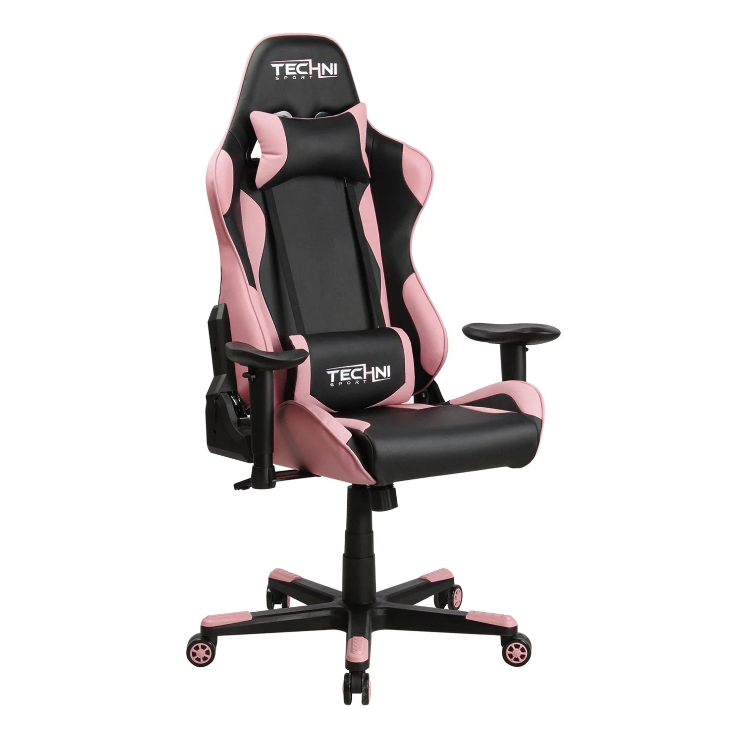 TS-4300 Ergonomic High Back Racer Style PC Gaming Chair with Memory Foam Seat, Pink RTA-TS43-PNK