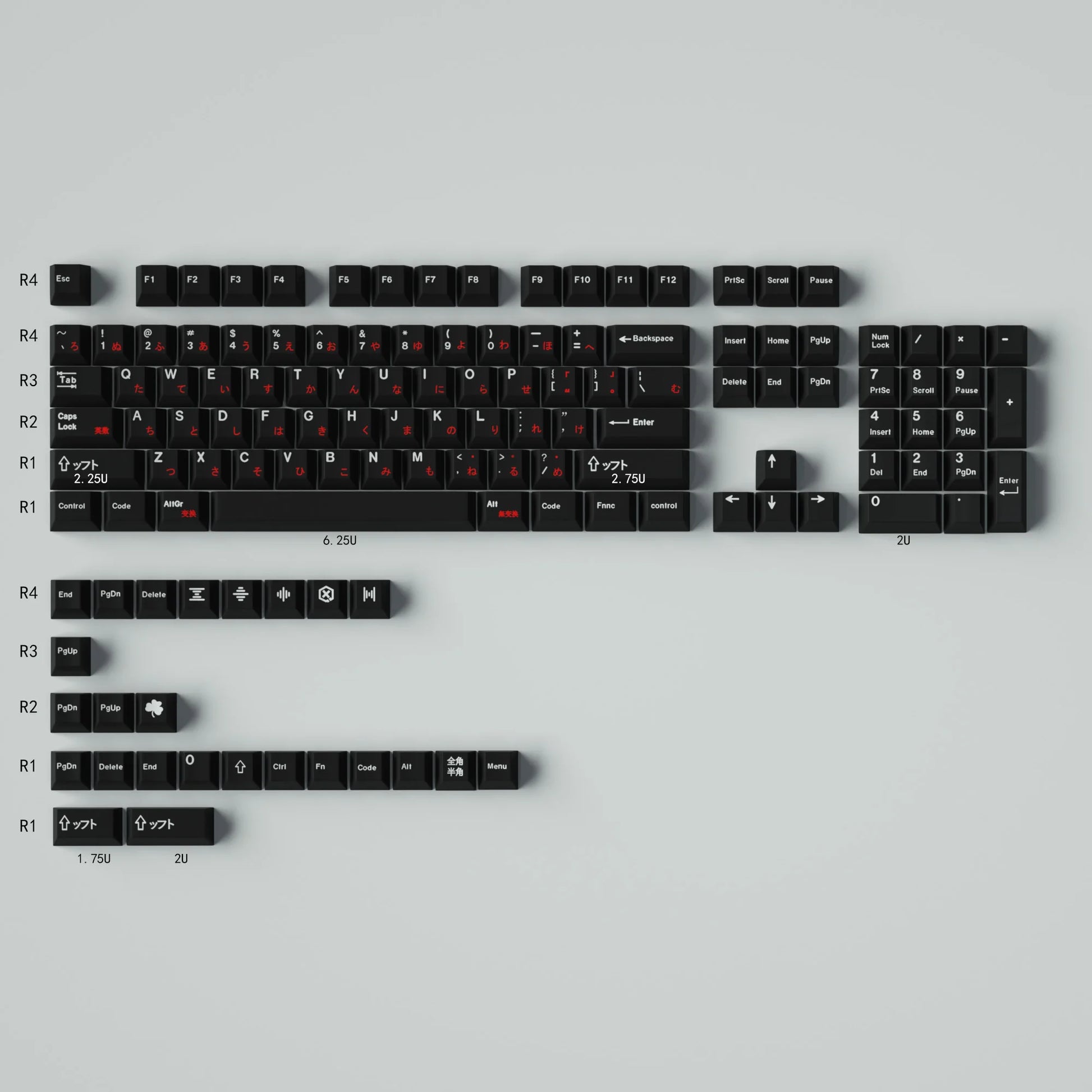 GMK Clones Mecha-01 EVA Custom PBT Keycap DYE-SUB Keycap Cherry Profile English Keycaps for MX Switch Mechanical Keyboard Keycap