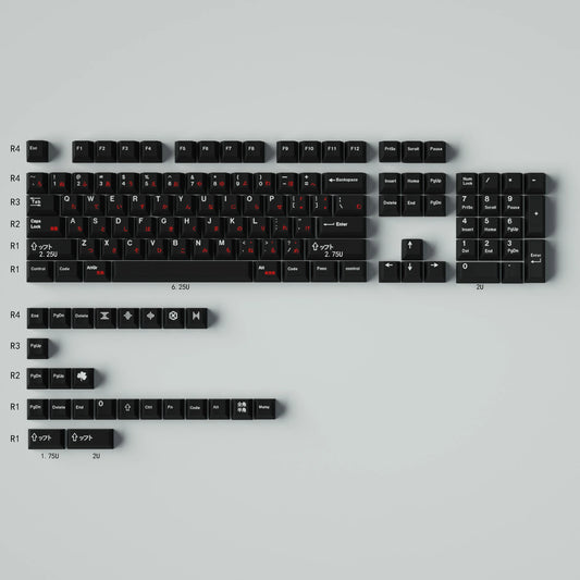 GMK Clones Mecha-01 EVA Custom PBT Keycap DYE-SUB Keycap Cherry Profile English Keycaps for MX Switch Mechanical Keyboard Keycap