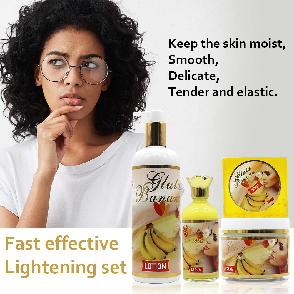 Banana Whitening Eliminating Dark Spots Pimples Dark Circle Kojic Acid Serum Face Whitening Serum Fruit Facial Serum