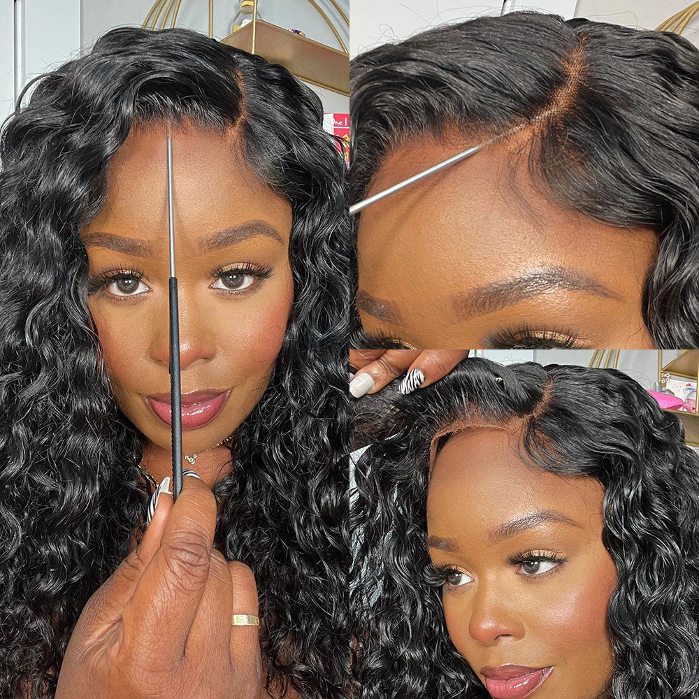 250 Density 30 Inch Kinky Curly 360 13X6 13X4 HD Lace Front Wig 6X6 Closure Glueless Wig Deep Wave Lace Frontal Human Hair Wig