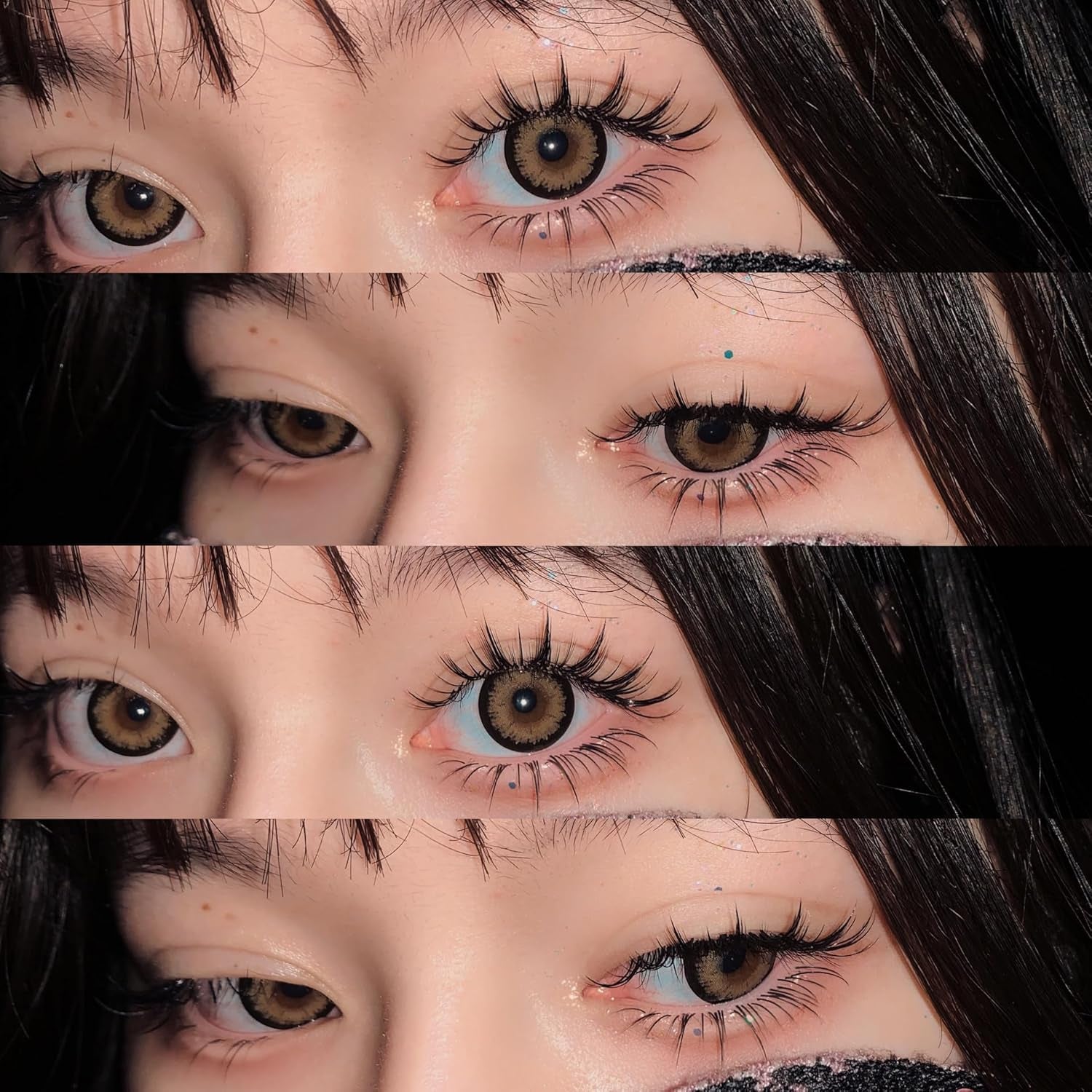 10 Pairs Manga Lashes Anime Cosplay Lashes Janpanese Style 16Mm Spiky Lashes Extensions Manhua Natural Makeup Look Doll Eye Lashes Daily & Party by AUGENLI (A2)